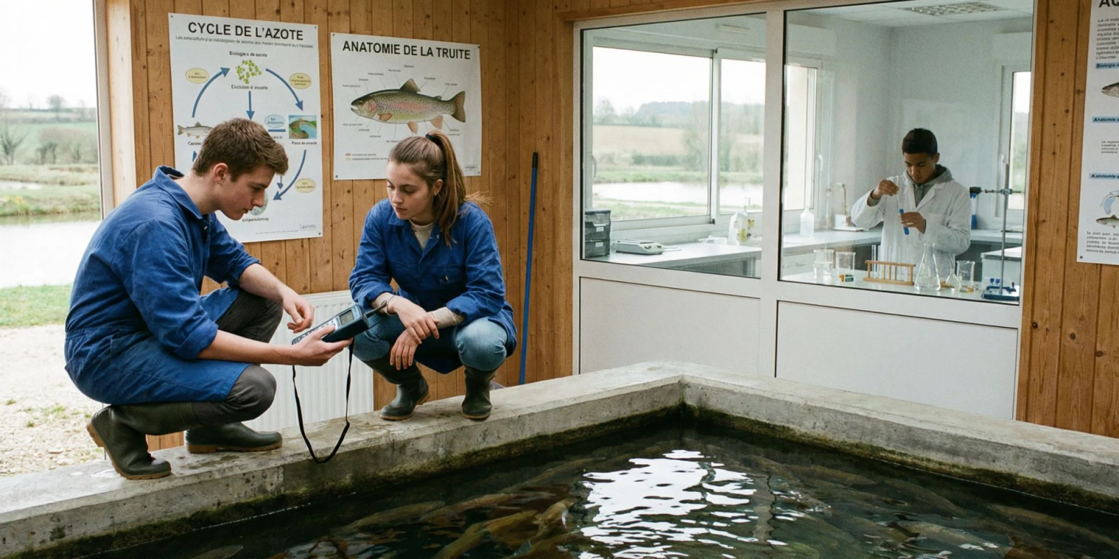 Journée Type en Bac Pro Aquacoles : Du Bassin au Laboratoire, Immersion en Aquaculture