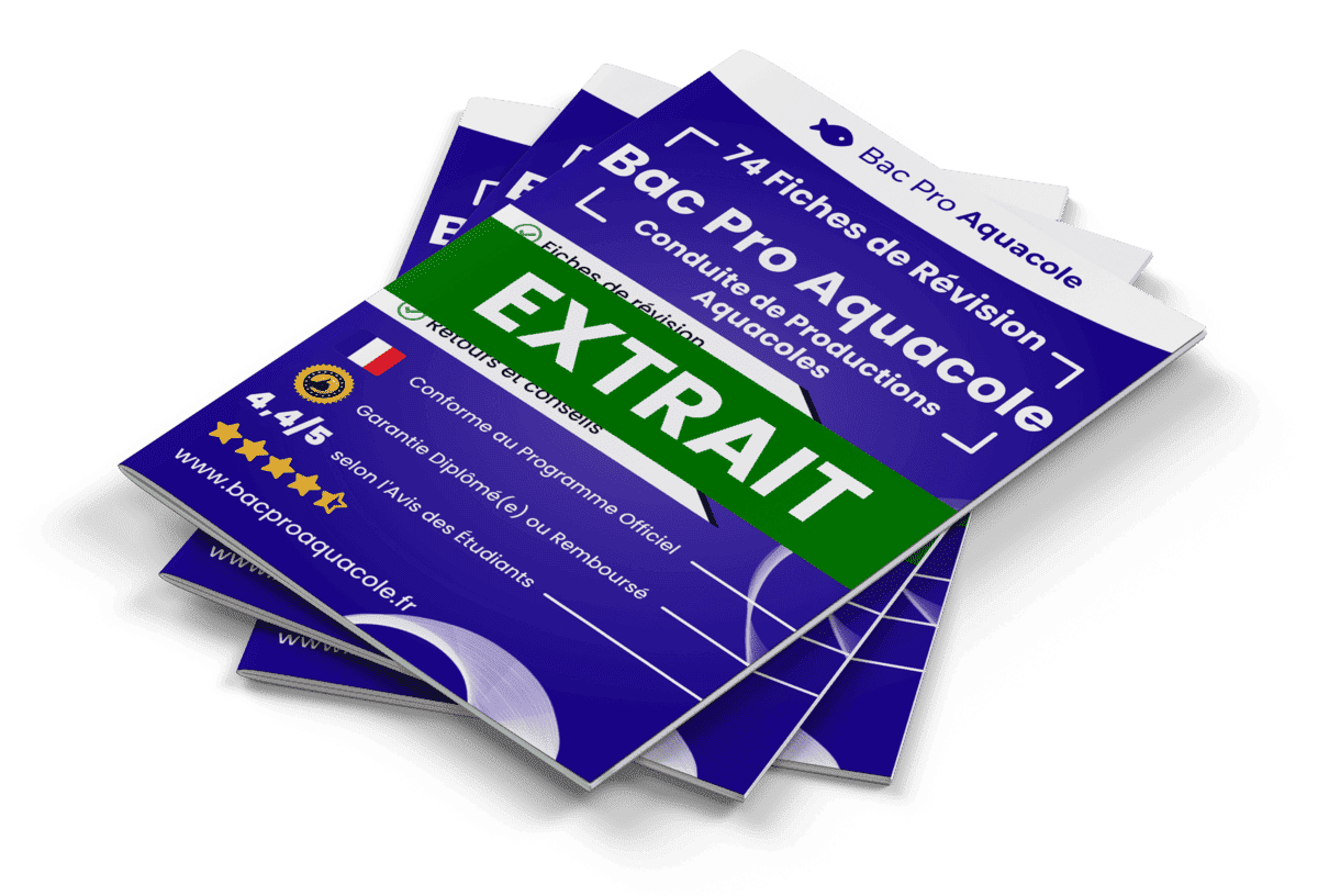 15 Fiches Révision gratuites Bac Pro Aquacoles